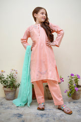 Bahar E Eid by Shanzey Stitched 3 Piece Festive Emb Cotton Collection-SHK-3624