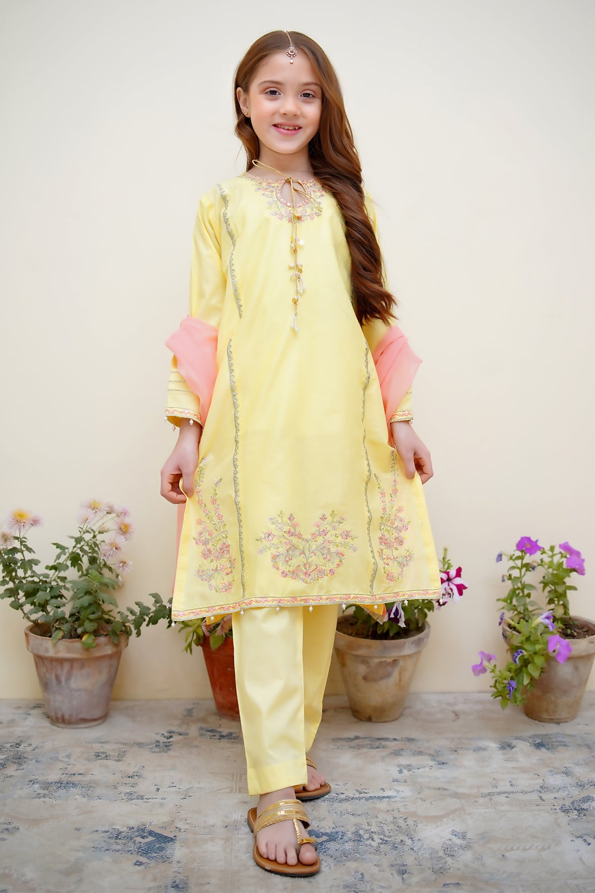 Bahar E Eid by Shanzey Stitched 3 Piece Festive Emb Cotton Collection-SHK-3625