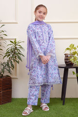 Shanzey Stitched 3 Piece Cutwork Spring Emb Lawn Collection-SHK-3703