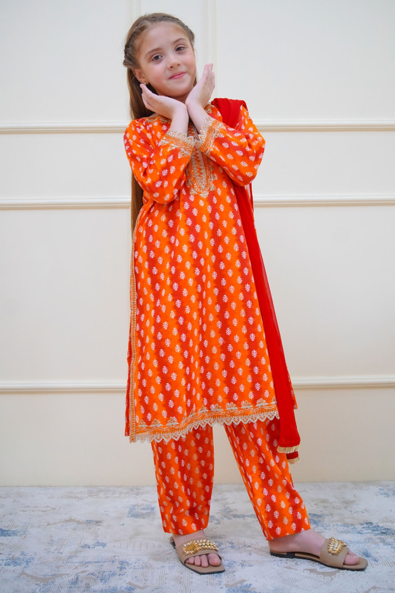 Twinkle Stitches By Shanzey Stitched 3 Piece Emb Lawn Collection'2025-SHK-4411