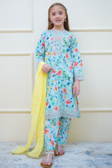 Twinkle Stitches By Shanzey Stitched 3 Piece Emb Lawn Collection'2025-SHK-4414