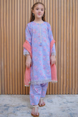 Shanzey Stitched 3 Piece Lawn Farshi Edit Collection'2025-SHK-4424