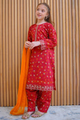 Shanzey Stitched 3 Piece Lawn Farshi Edit Collection'2025-SHK-4426