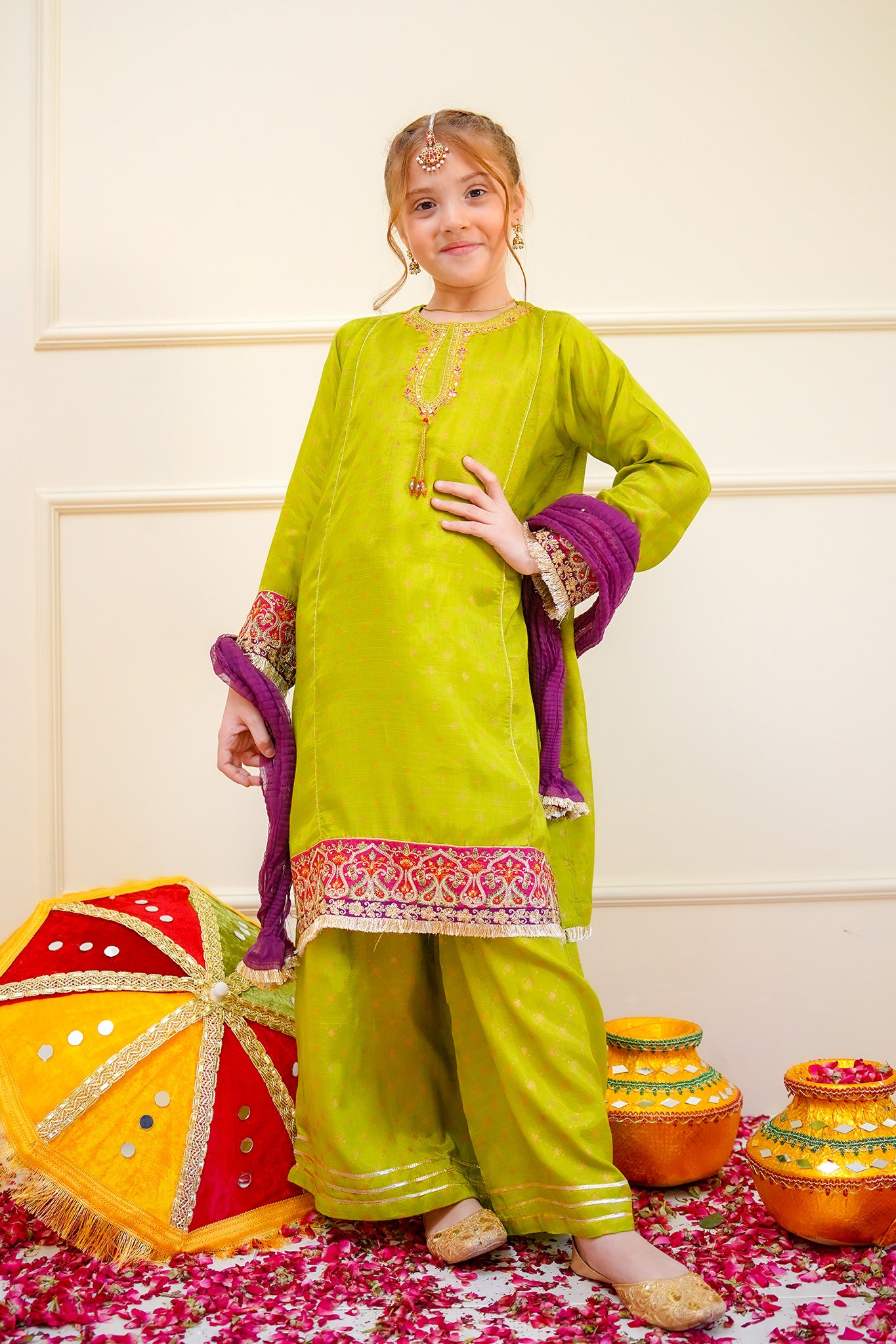 Sangeet By Shanzey Stitched 3 Piece Bari Eid Edit Collection'2025-SHK-4504