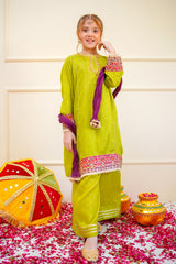 Sangeet By Shanzey Stitched 3 Piece Bari Eid Edit Collection'2025-SHK-4504
