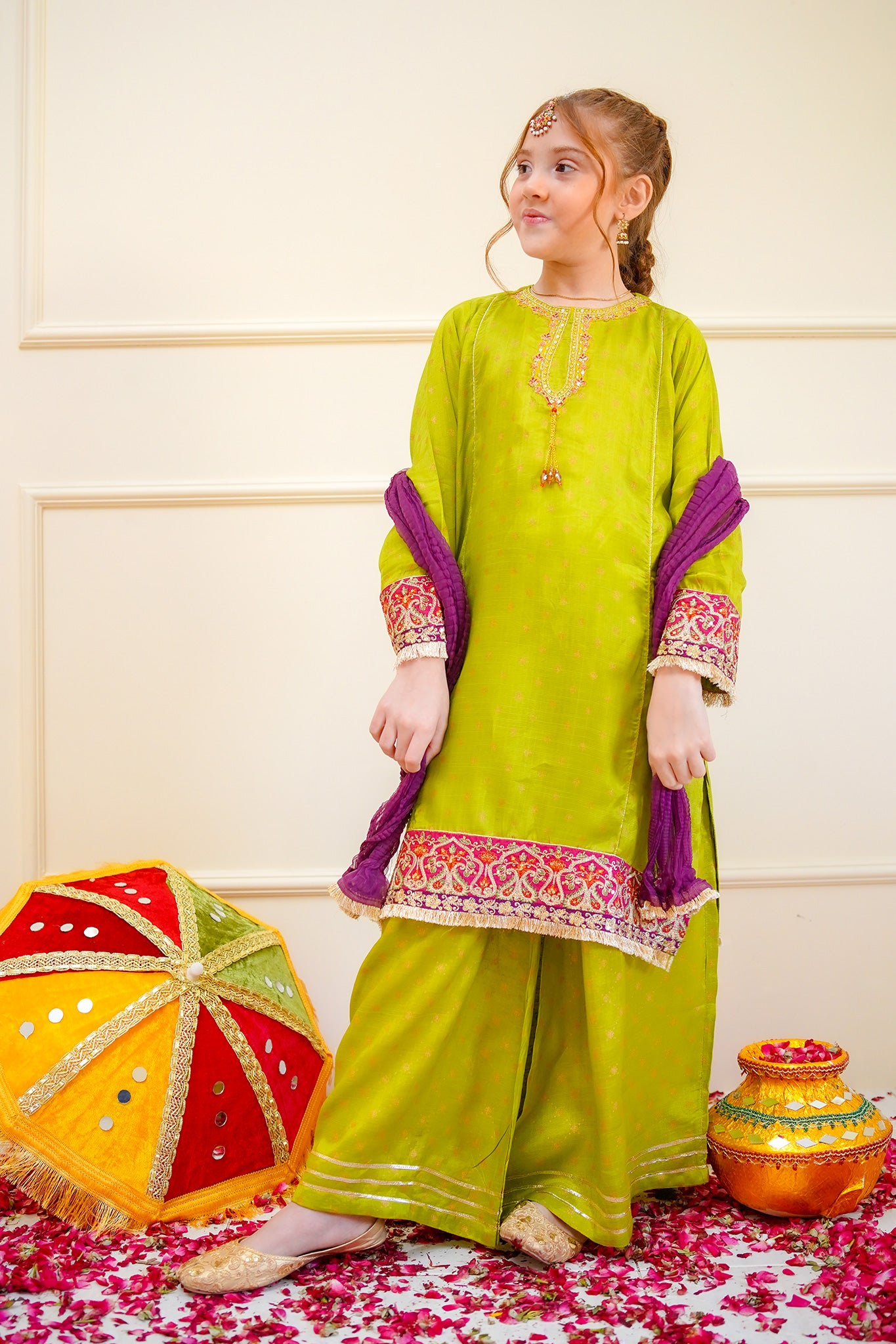 Sangeet By Shanzey Stitched 3 Piece Bari Eid Edit Collection'2025-SHK-4504