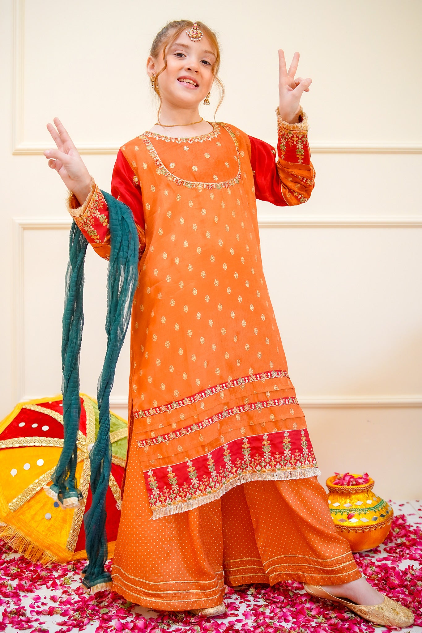 Sangeet By Shanzey Stitched 3 Piece Bari Eid Edit Collection'2025-SHK-4506