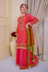 Eid Ki Tayyari By Shanzey Stitched 3 Piece Luxury Formals Suit-SHK-5003