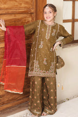 Eid Ki Khushiyan By Shanzey Stitched 3 Piece Kids Formals Suit-SHK-5906