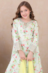 Shanzey Stitched 3 Piece Emb Kalidaar Frocks With Chiffon Dupatta Suit-SHK-6202