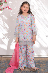 Sunehri Eid By Shanzey Stitched 3 Piece Lawn Edit Suit-SHK-6306