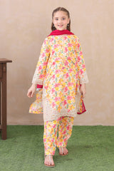 Muskurahatain By Shanzey Stitched 3 Piece Kids Lawn Suit-SHK-6403