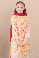 Muskurahatain By Shanzey Stitched 3 Piece Kids Lawn Suit-SHK-6403