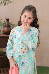 Muskurahatain By Shanzey Stitched 3 Piece Kids Lawn Suit-SHK-6404