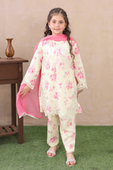 Muskurahatain By Shanzey Stitched 3 Piece Kids Lawn Suit-SHK-6406