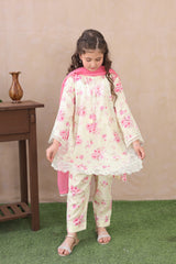 Muskurahatain By Shanzey Stitched 3 Piece Kids Lawn Suit-SHK-6406