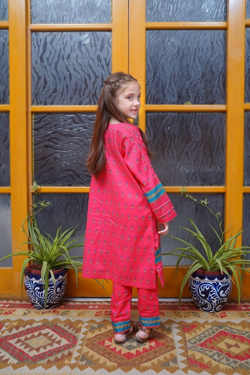 Ombre by Shanzey Kids Printed Co Ords Lawn Collection'2023-SHK-1301
