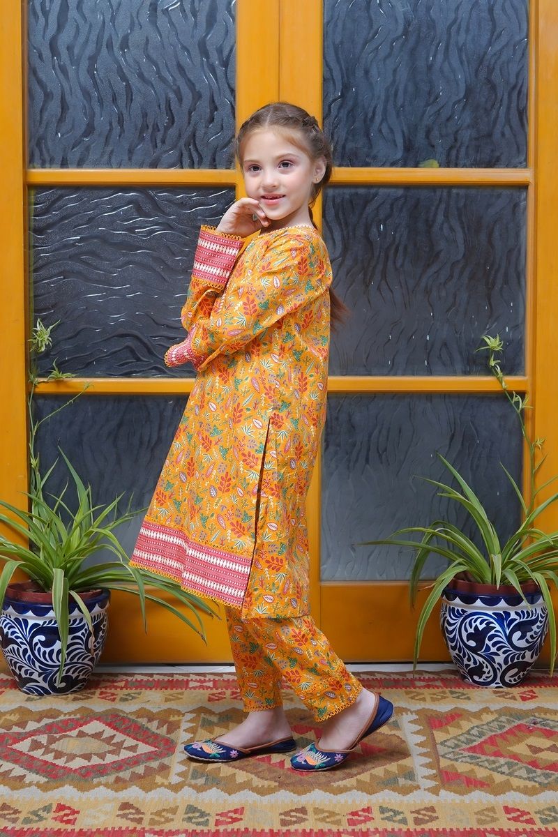 Ombre by Shanzey Kids Printed Co Ords Lawn Collection'2023-SHK-1304
