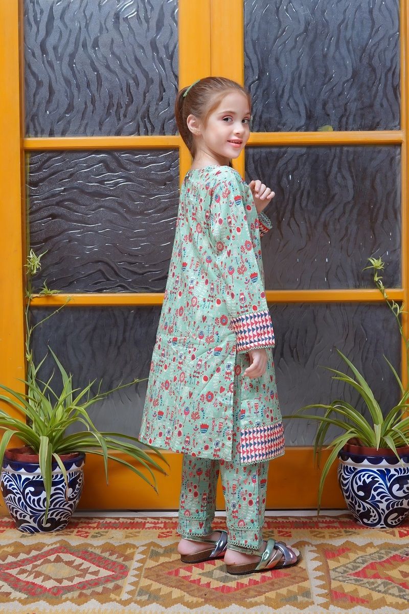 Ombre by Shanzey Kids Printed Co Ords Lawn Collection'2023-SHK-1305
