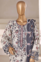 Signature By Sada Bahar Stitched 3 Piece Emb Khaddar Winter Collection'2025-SK-536-Skin