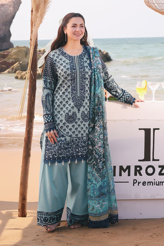 Hania By Imrozia Unstitched 3 Piece Luxury Lawn Collection-SL-75-A-Parizay