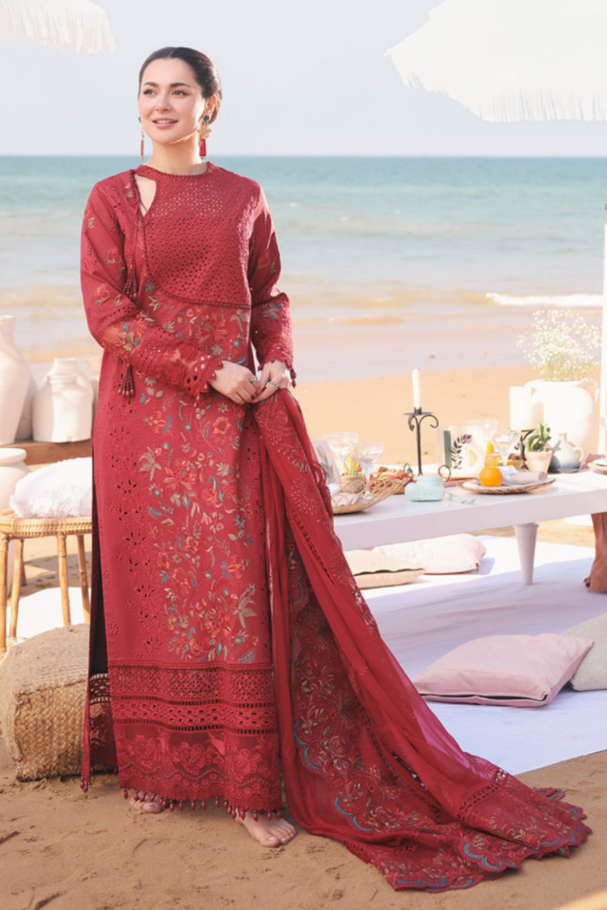 Hania By Imrozia Unstitched 3 Piece Luxury Lawn Collection-SL-82-Iswah