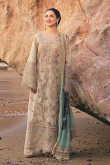 Hania By Imrozia Unstitched 3 Piece Luxury Lawn Collection-SL-83-Ayzal