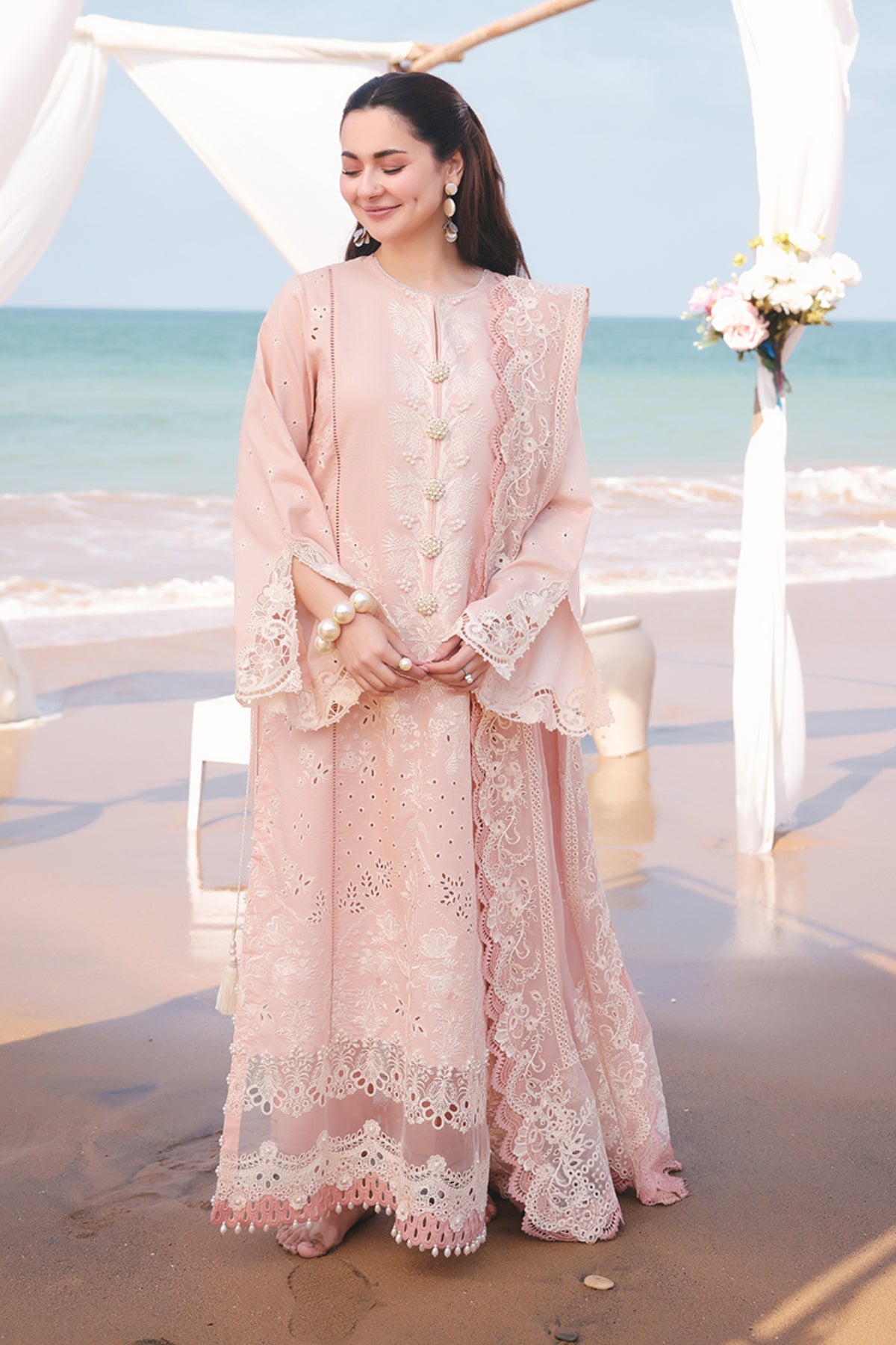 Hania By Imrozia Unstitched 3 Piece Luxury Lawn Collection-SL-84-Amaya