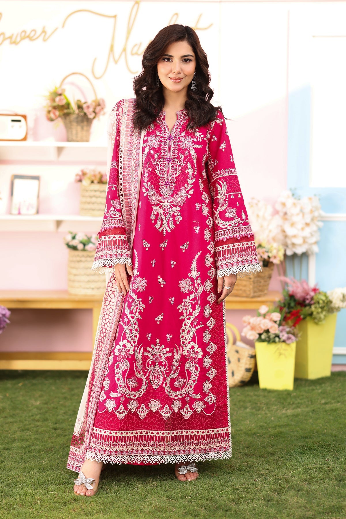 Hayam By Imrozia Serene Unstitched 3 Piece Luxury Eid Lawn Collection'2025-SL 90 BASMA