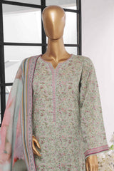 Bin Saeed Stitched 3 Piece Exclusive Printed Lawn Vol-01 Collection-SM-1428-Pista