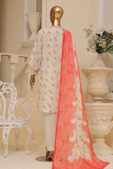 Bin Saeed Stitched 3 Piece Exclusive Emb Lawn Vol-03 Collection-SM-1685-Pista