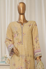 Bin Saeed Stitched 3 Piece Exclusive Emb Lawn Collection'2025-SM-1820-Skin