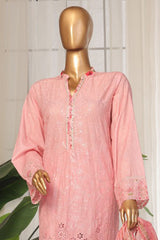 Eid Ki Khushiyan by Bin Saeed Stitched 3 Piece Luxury Self & Stripe Collection'2025-SM-1859