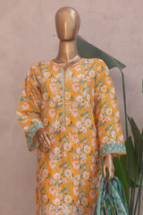 Ronaq E Eid By Bin Saeed Stitched 3 Piece Exc Emb Lawn Collection'2025-SM-1879-Yellow