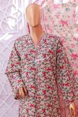 Bin Saeed Stitched 3 Piece Exclusive Printed Lawn Vol-05 Collection'2025-SM-1917-Skin