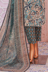 Bin Saeed Stitched 3 Piece Exclusive Printed Lawn Vol-05 Collection'2025-SM-1925-Skin