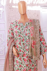 Bin Saeed Stitched 3 Piece Exclusive Printed Lawn Vol-05 Collection'2025-SM-1926-Pista