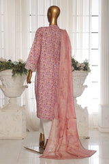 Bin Saeed Stitched 3 Piece Exc White and White Chikankari Collection'2025-SM-2006-Mauve