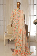 Bin Saeed Stitched 3 Piece Exc White and White Chikankari Collection'2025-SM-2008-Skin