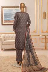 Bin Saeed Stitched 3 Piece Exclusive Chikankari Vol-07 Collection'2025-SM-2290-Gray