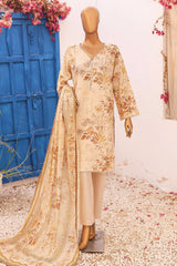 Bin Saeed Stitched 3 Piece Printed Lawn Vol-09 Collection'2024-SM-776-Skin