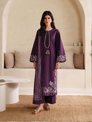 Ayra Solids by Garnet Stitched 3 Piece Collection'2025-Sofia