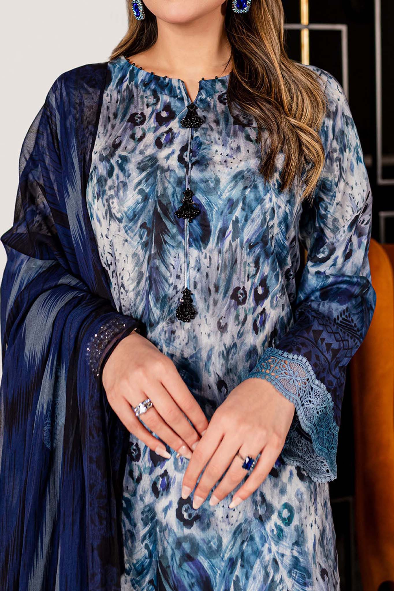 Signature Prints by Nureh Unstitched 3 Piece Printed Lawn Collection'2024-SP-94