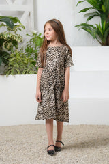 Sprinkles Stitched 1 Piece Summer Shirts Kids Collection'2025-Savannah Siren Allover Print Tunic Dress