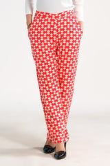 Sprinkles Stitched 1 Piece Summer Bottoms Women Collection'2025-Citrus Crop Straight Pant