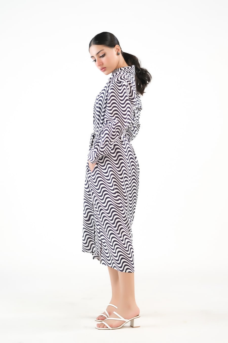 Sprinkles Stitched 1 Piece Summer Shirts Women Collection'2025-Illusion - Cambric