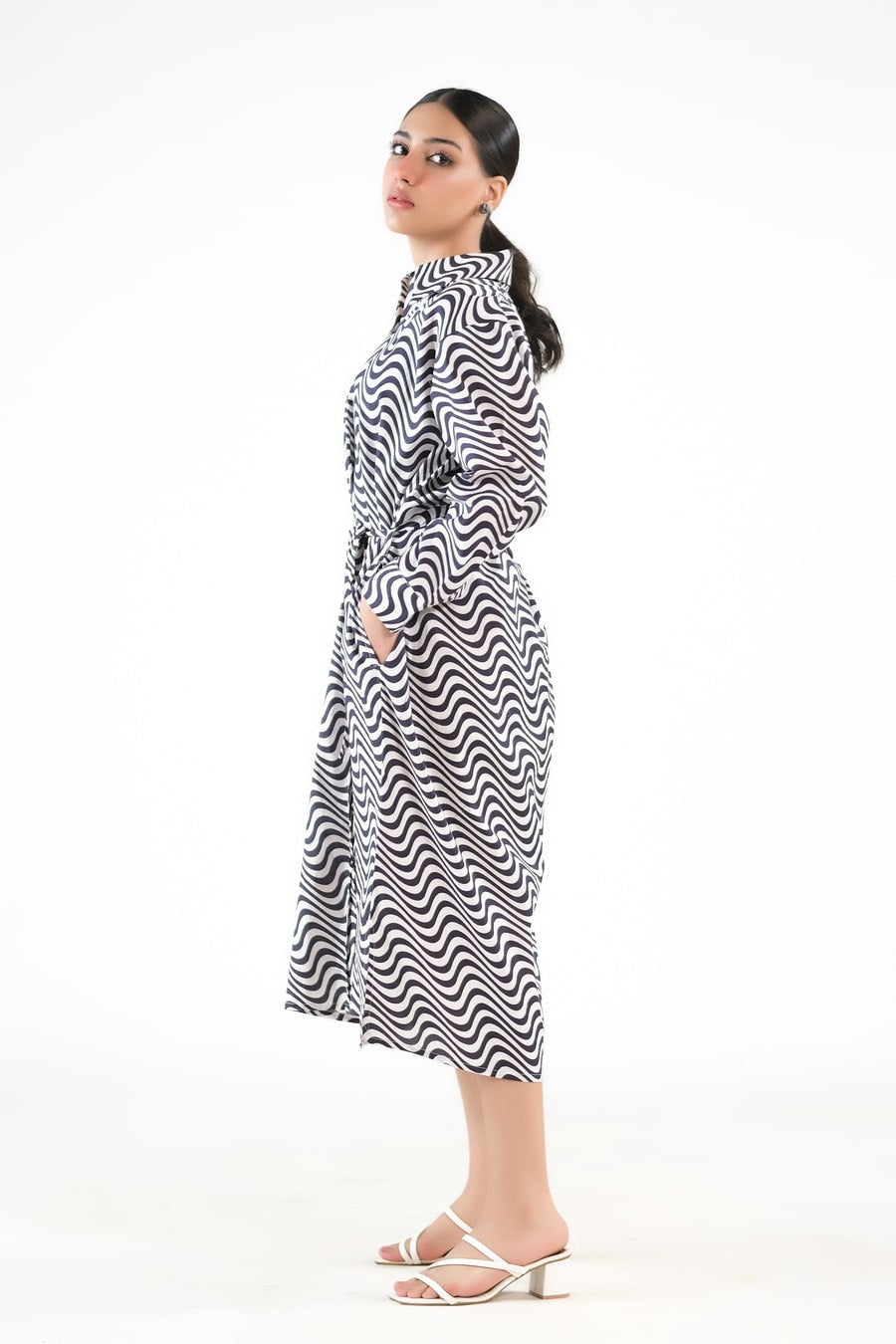 Sprinkles Stitched 1 Piece Summer Shirts Women Collection'2025-Illusion - Cambric