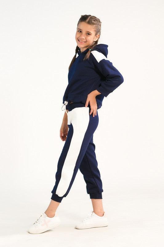 Sprinkles Stitched 2 Piece Winter Co Ord Sets Kids Collection'2025-Cozy Cloud Set - Navy