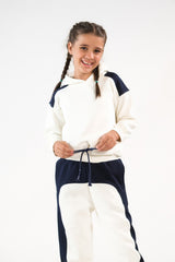 Sprinkles Stitched 2 Piece Winter Co Ord Sets Kids Collection'2025-Cozy Cloud Set - White
