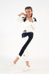 Sprinkles Stitched 2 Piece Winter Co Ord Sets Kids Collection'2025-Cozy Cloud Set - White